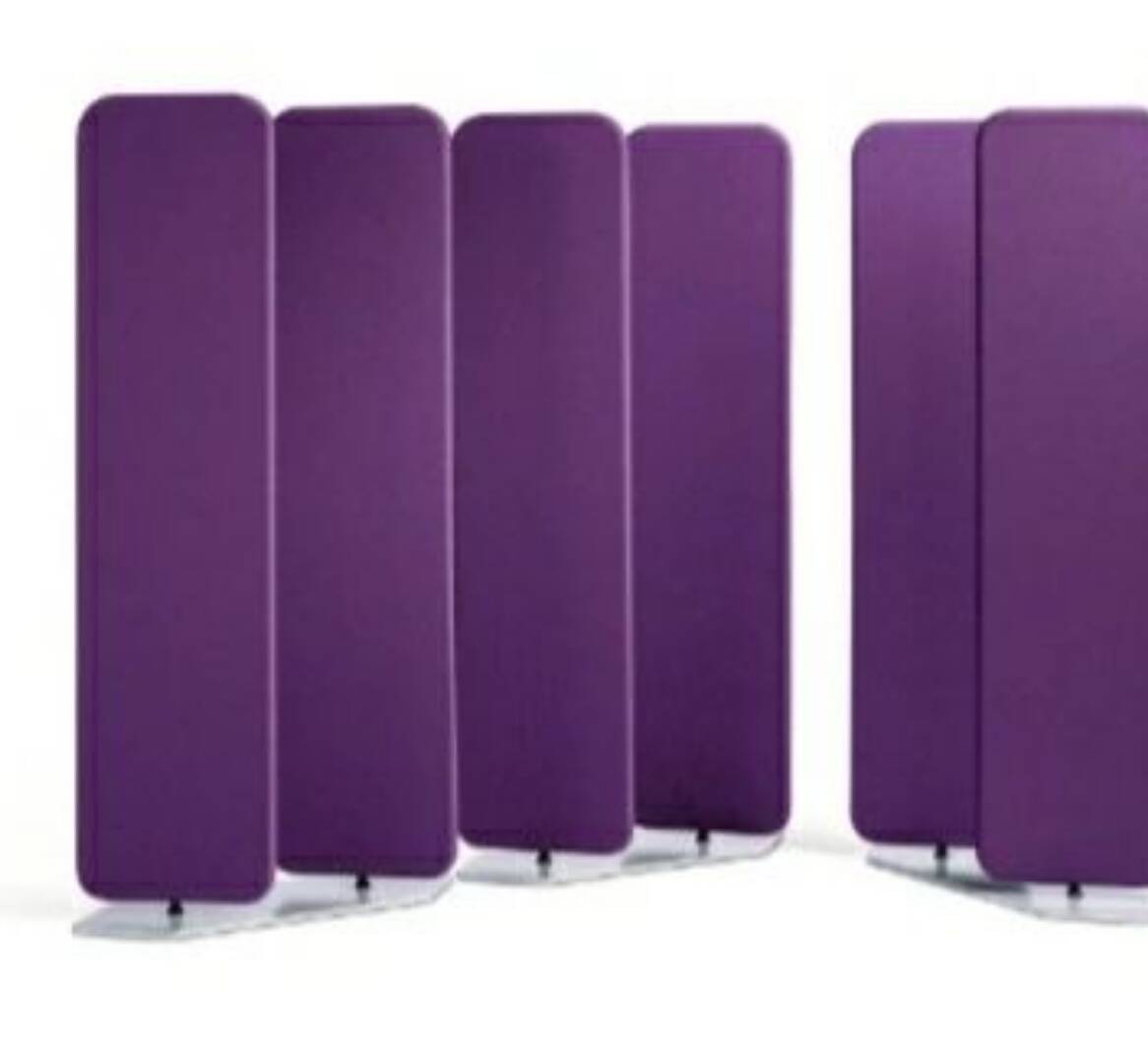 Viswall claustra screen by sedus set of 3 double-leaf screens
