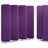 Viswall claustra screen by sedus set of 3 double-leaf screens