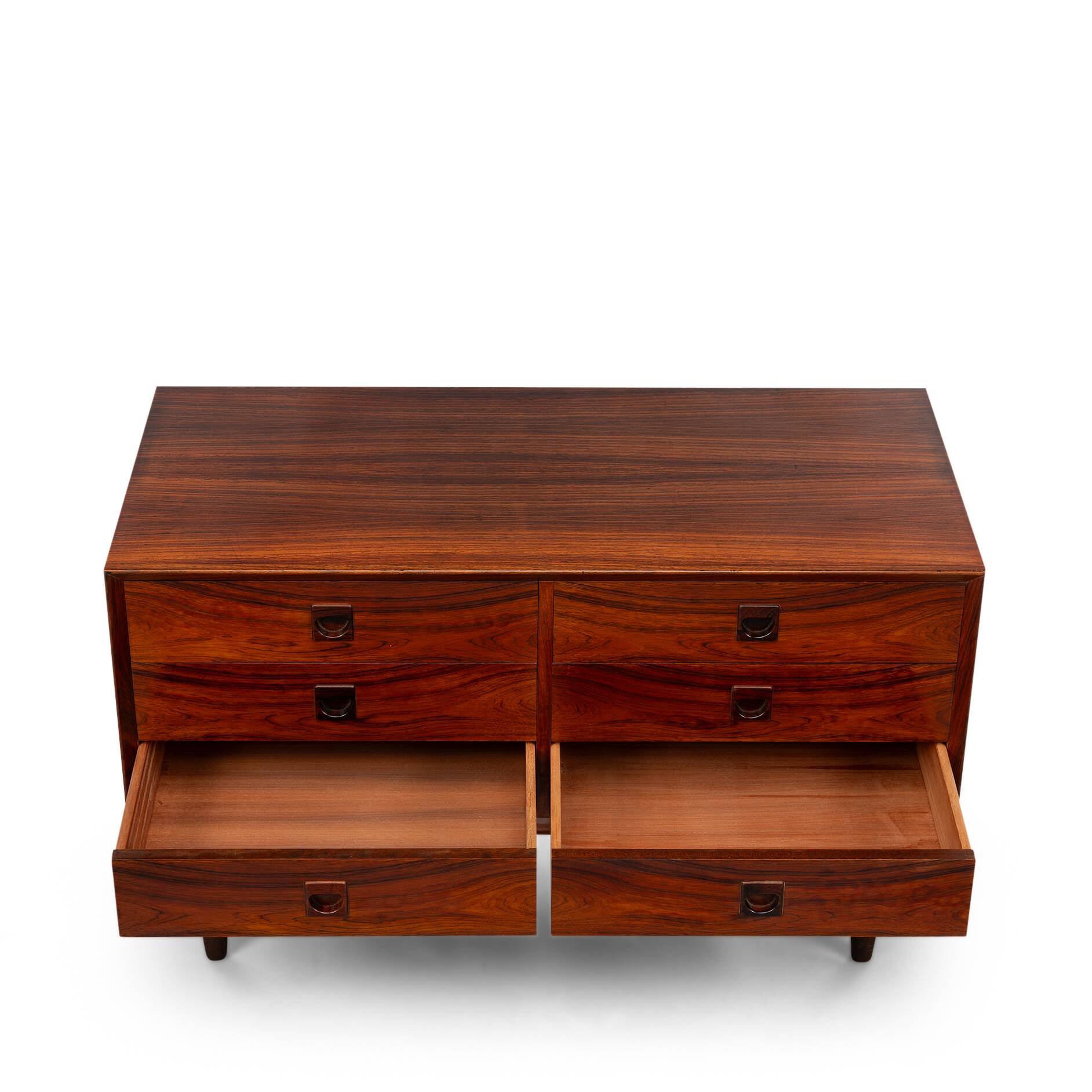 Danish Design Midcentury Rosewood chest of drawers made by Brouer Mobelfabrik, 1960s