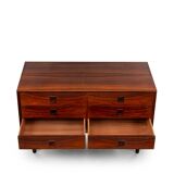 Commode en palissandre de design danois du milieu du siècle fabriquée par Brouer Mobelfabrik, années 1960