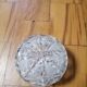Crystal candy, silver metal