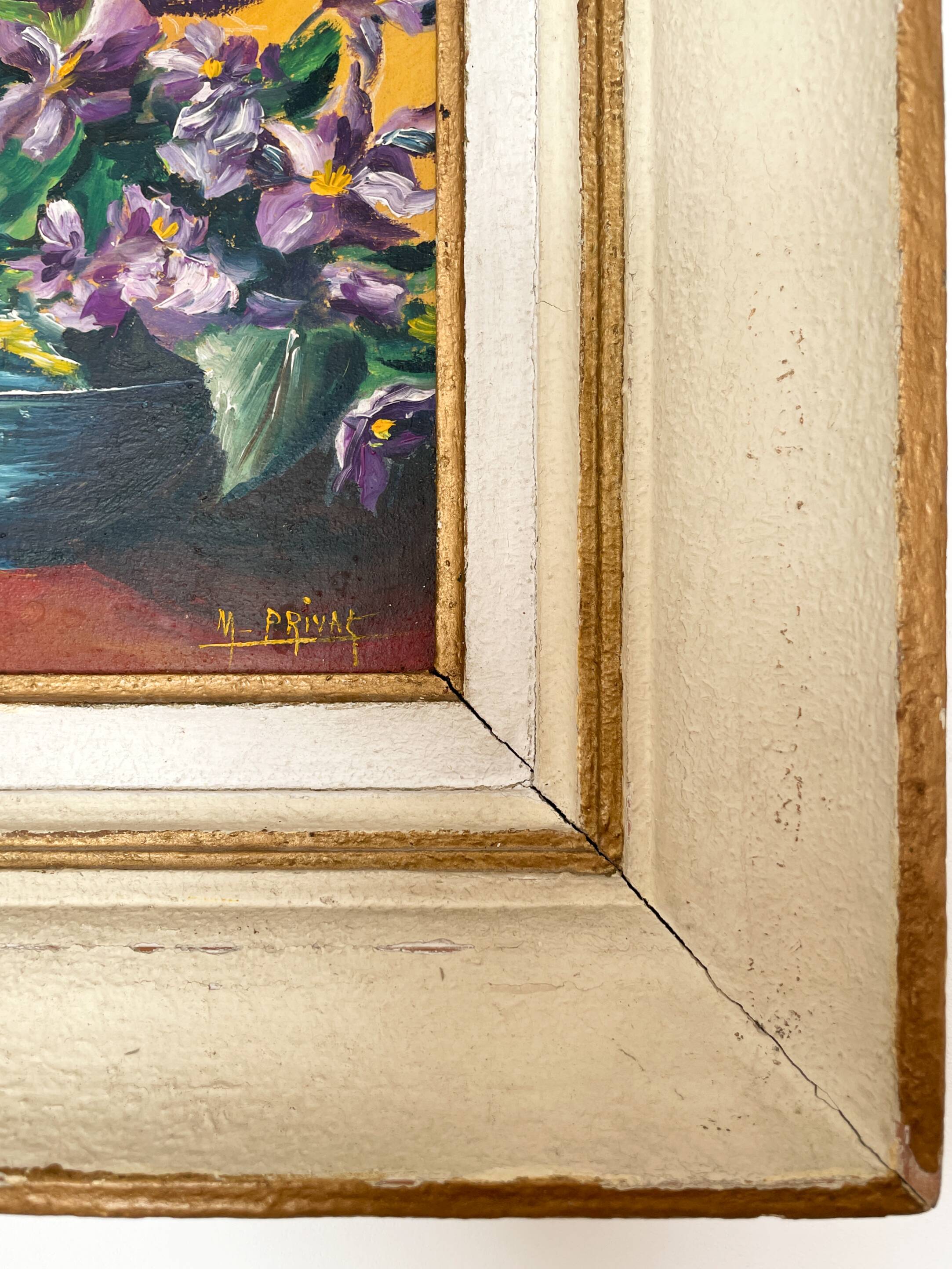Huile sur toile dans son cadre - 33x39cm