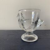 Set of 4 glass hens