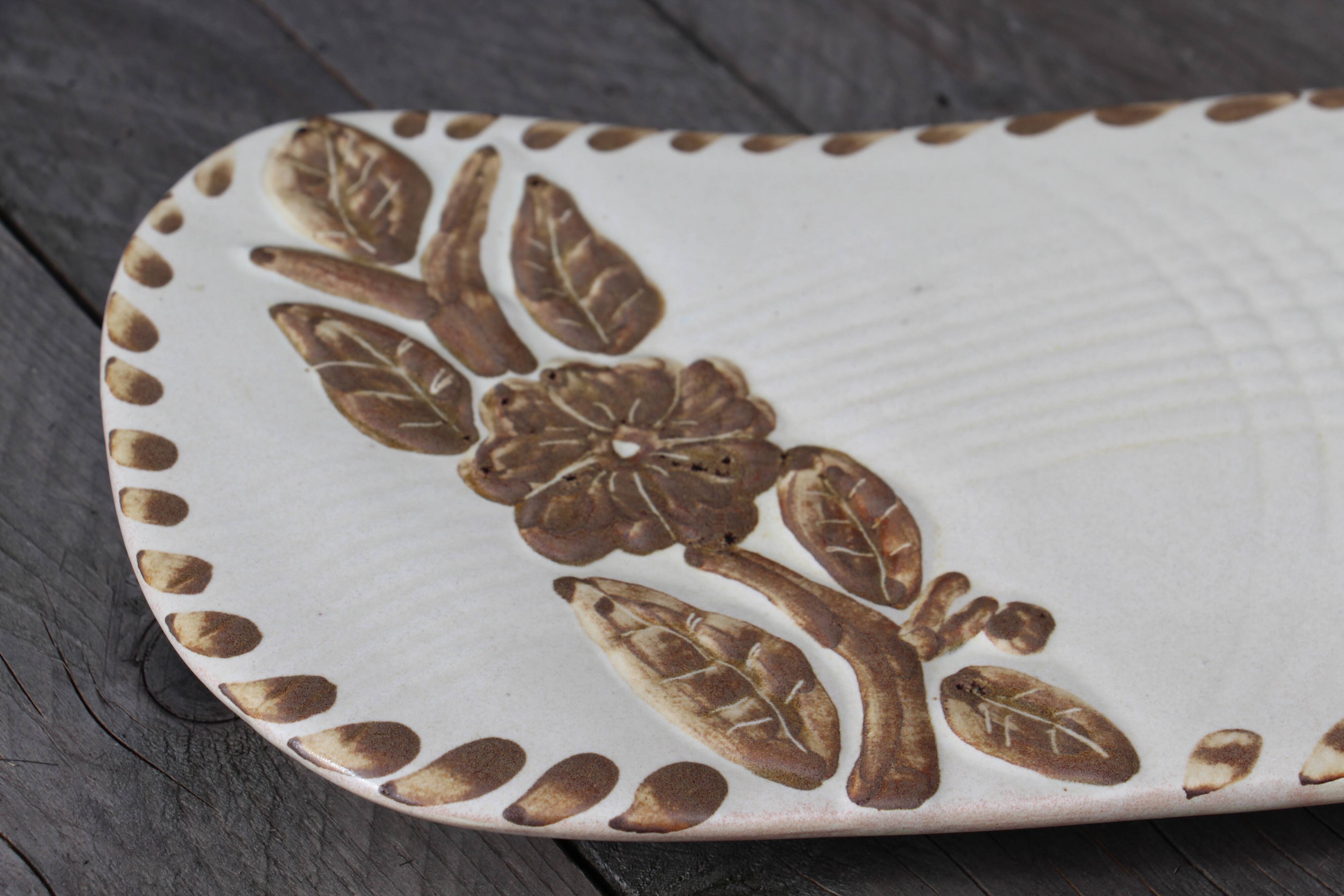 Vallauris ceramic dish