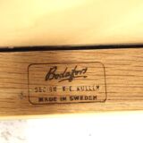 Set de 4 chaises de table en chêne, Karl-Erik Kullén, Bodafors ,Suède, 1960