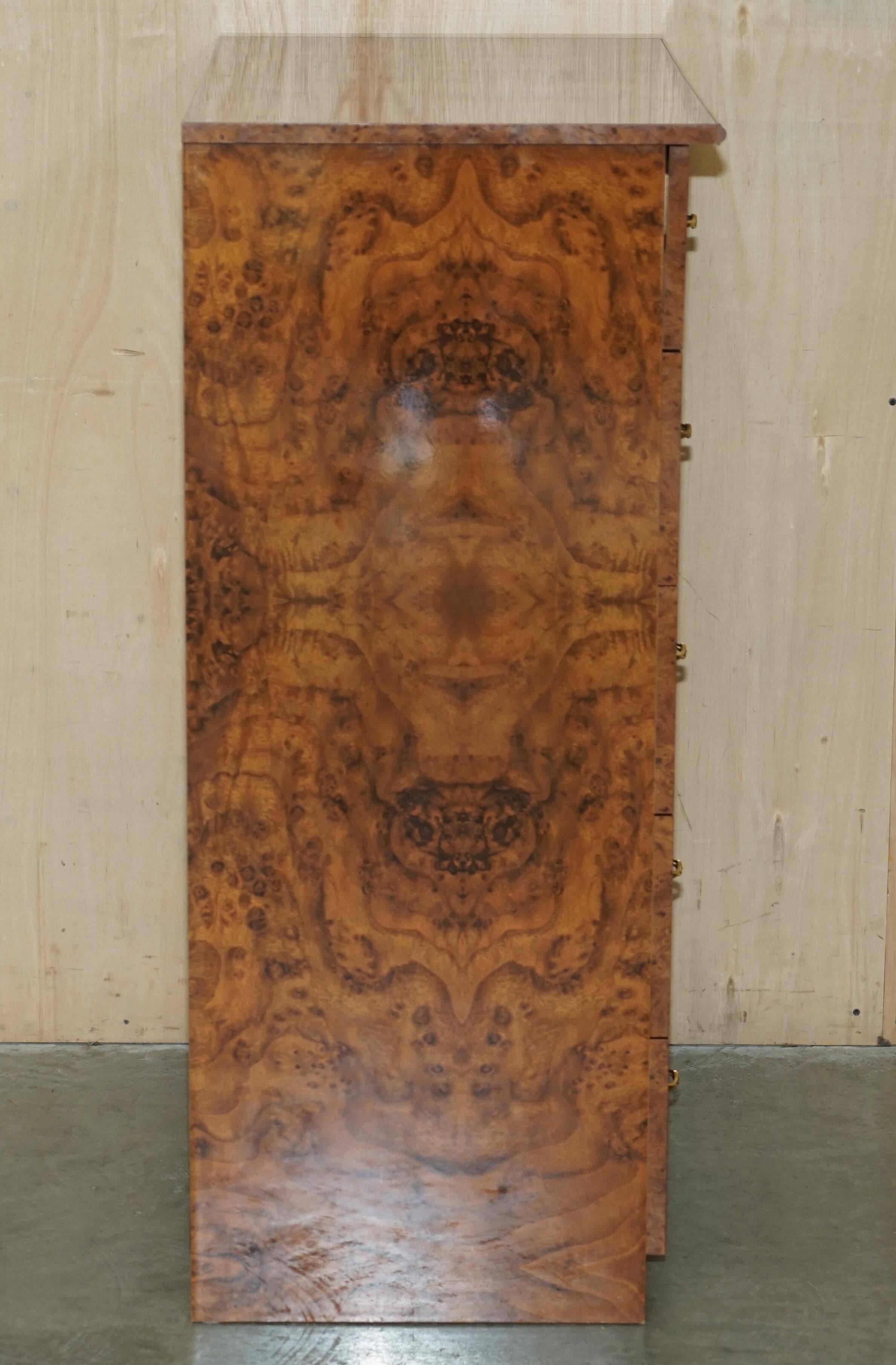 Commode Vintage en Placage de Noyer Burl
