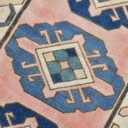 3x10 Pink & Blue Oushak Runner Rug 80x325Cm SK 22171