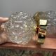 Pair of Scandinavian glass globe wall lights