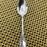 Silver-plated dessert spoon from Christofle, Marly model