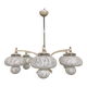 Space age Sputnik chandelier with 6 lights, 50s-60s