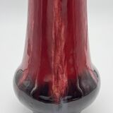 Art Deco Vase Thulin – Turquoise & Amber Ceramic – Relief No. 239/721