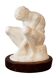 Sculpture of a seated man. Classical male sculpture. Male figure.