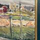 Original Swedish Oil on Panel – “Landscape” by Alexander Roos (1895–1973) – Signed – Vintage & Framed – 48 × 41 cm
