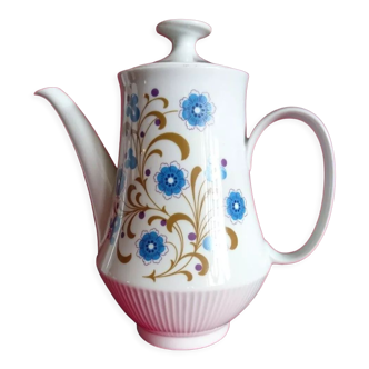 Porcelain coffee maker from colditz germany decor vintage flowers