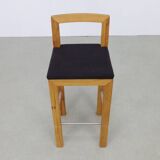 5x Bar Stool in Massive Wood by Göhring