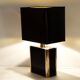 Romeo Rega plexiglass and metal table lamp, 1970s