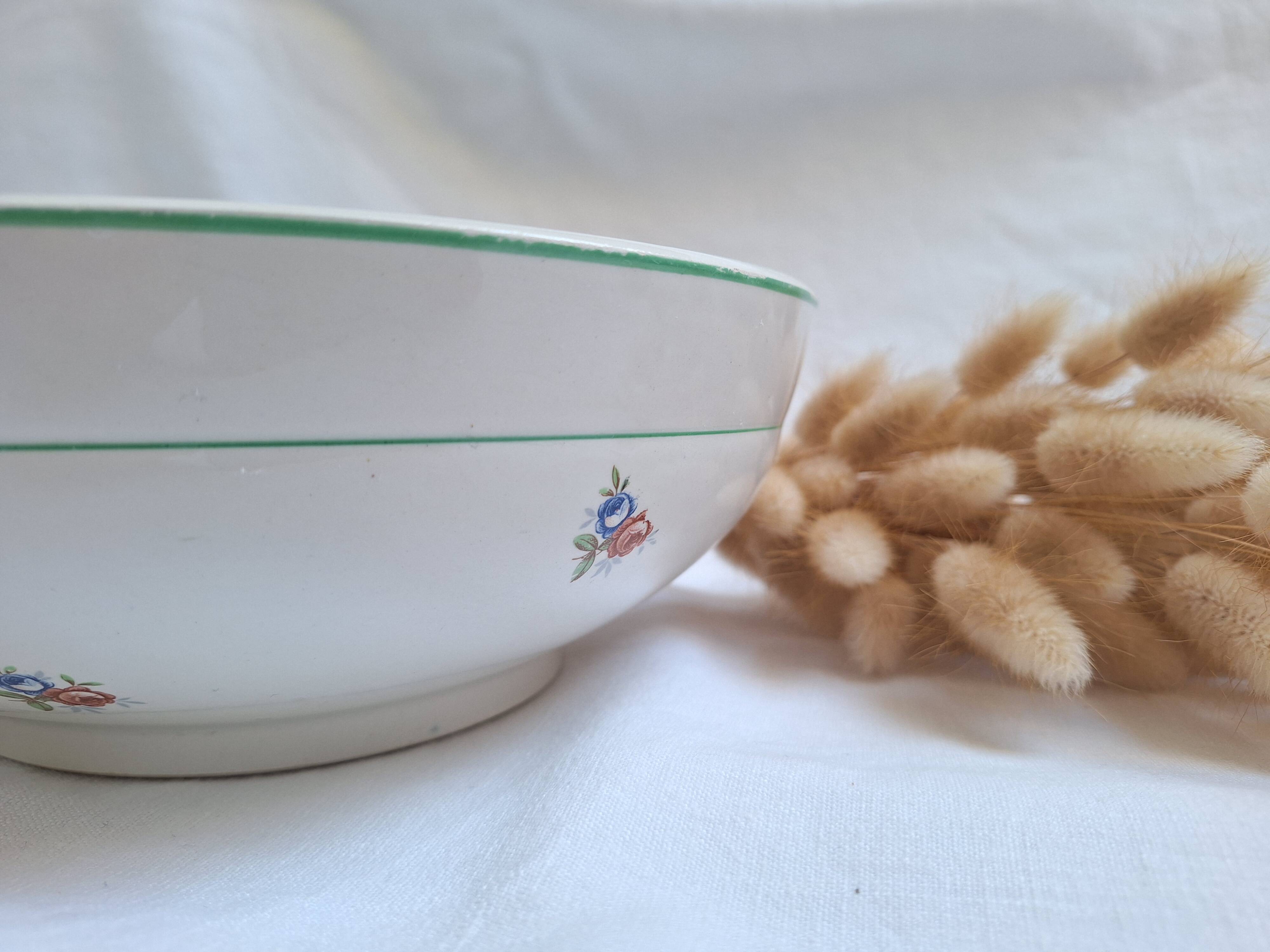 Sarreguemines and Digoin salad bowl