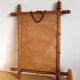 Miroir bambou vers 1930, 63x47 cm