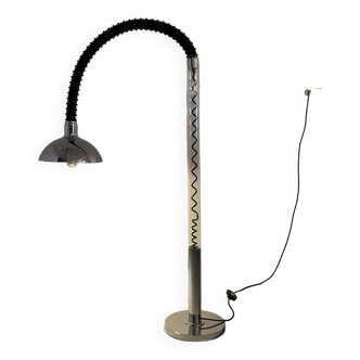 Lampe Cosack vintage ! Lampe sur pied chromée. Lampe sur pied chromée flexible et unique
