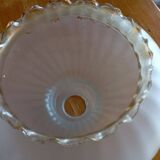 Frosted and smoked glass globe