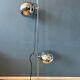 70s mid-century chrome Herda eyeball floor lamp
