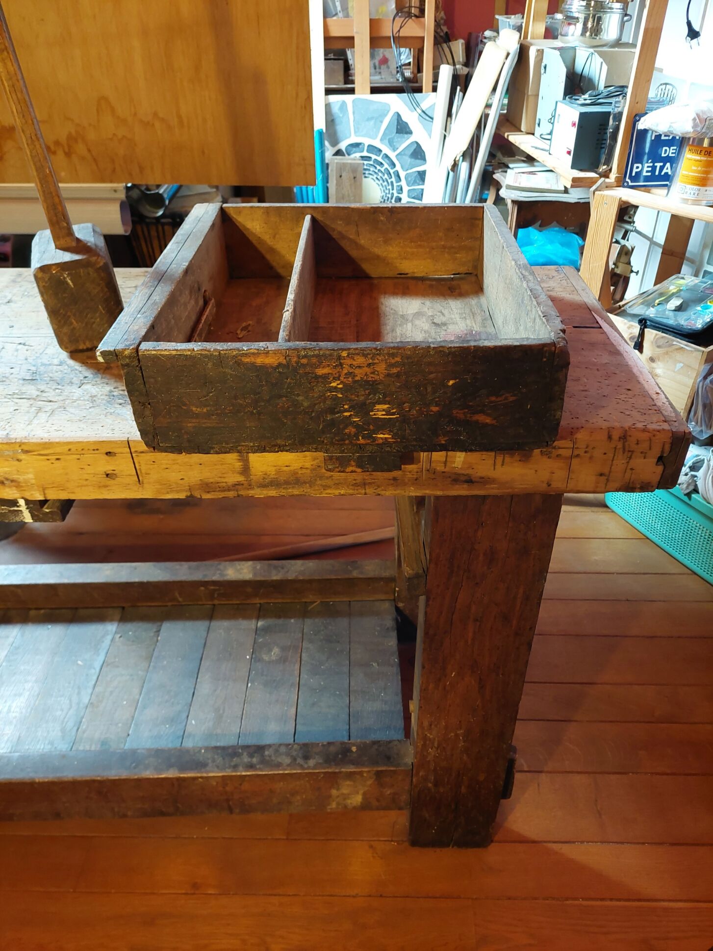 former carpenter's workbench