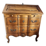 Louis XV style donkey back secretary