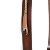 Vintage rectangular wooden mirror, Italy, 1960s.