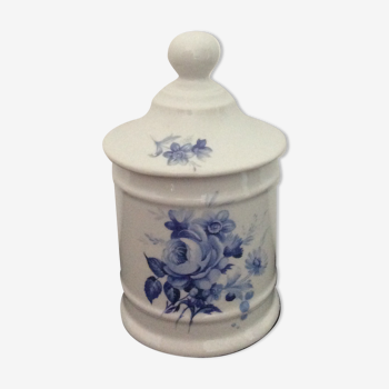 Pot with porcelain lid of the Lys Royal Limoges