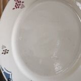 4 old mismatched plates Gien, St Amand, K&G Lunéville