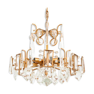 Crystal chandelier, Northern Europe, 1950s