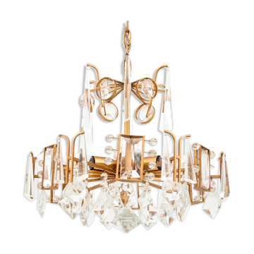 Crystal chandelier, Northern Europe, 1950s