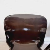 Table avec trois chaises design Vico Magistretti pour Artemide dans les années 70, Stadio 120, Selene