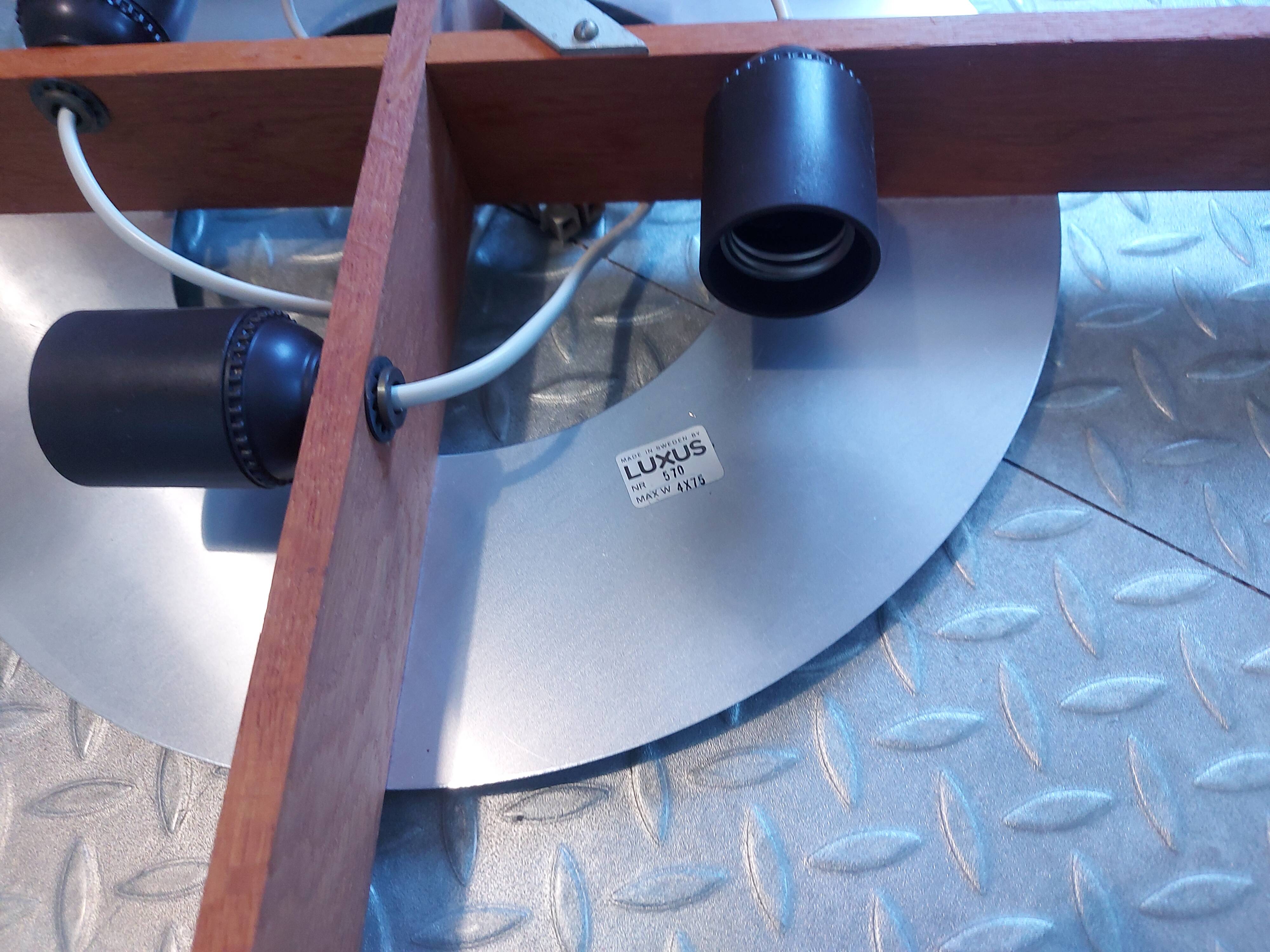 Chandelier, Scandinavian design ceiling light by Osten Kristiansson for Luxus