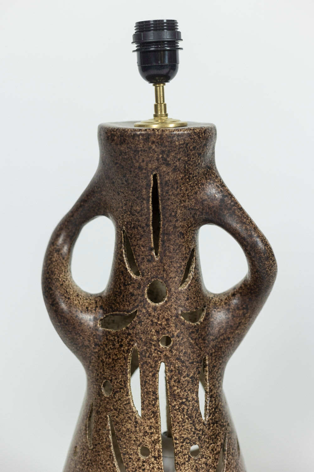 Pair of terracotta lamps, Bastian Le Pemp, 1970s