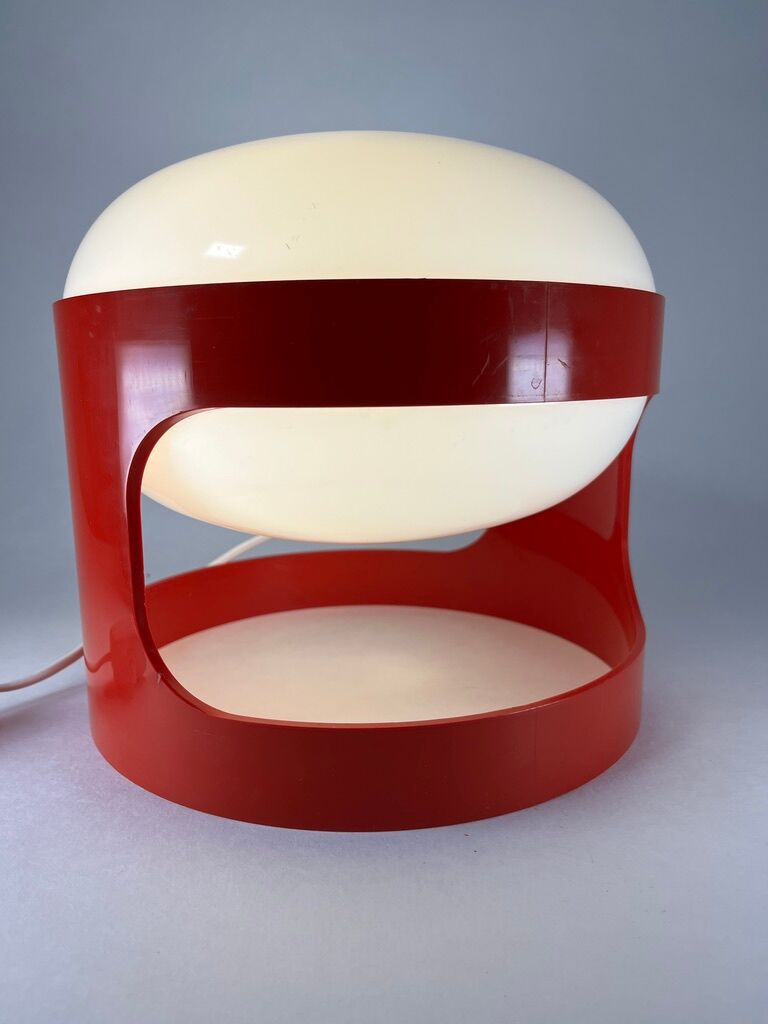 Lamp Joe Colombo KD 27 Red Kartell Vintage