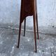 Sculpted wooden plant stand in Art Nouveau style, circa 1910.