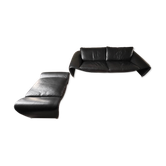 Lot Sofa & Pouf, signed by Sylvain Joly for Château d'Ax