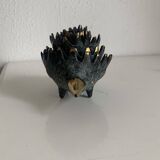 Vintage 1950 hedgehog ashtrays by Walter Bosse for Hertha Baller