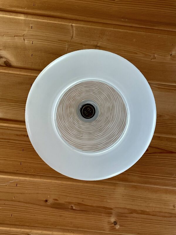 Lustre, suspension, plafonnier vintage, design ''Maison Lunel'', année 60