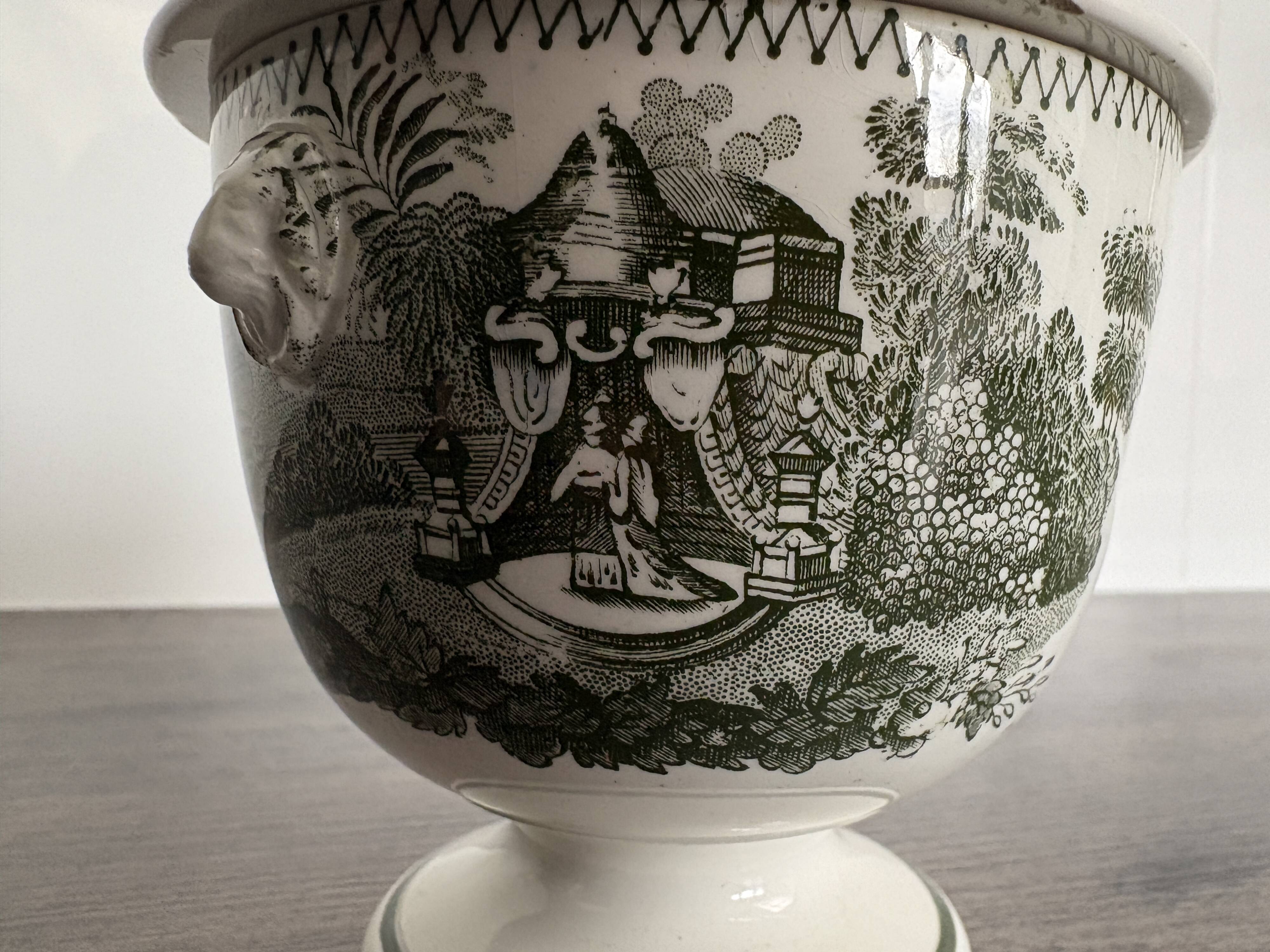 Old Sugar Bowl Jemmapes Faience (Cappellemans)