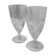 Duo de verres à absinthe fin XIXeme