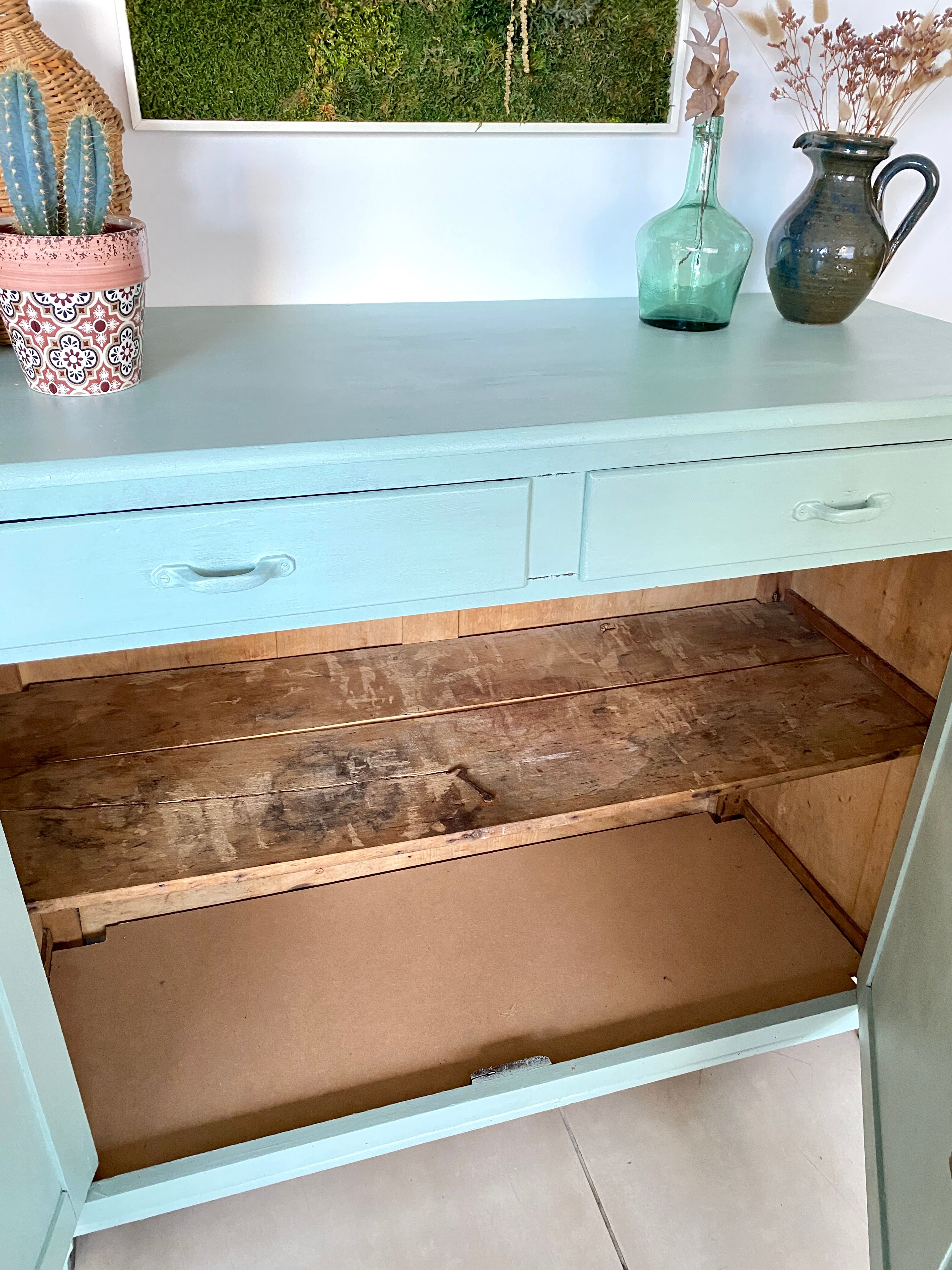 Parisian buffet green mint