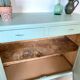 Buffet parisien vert mint