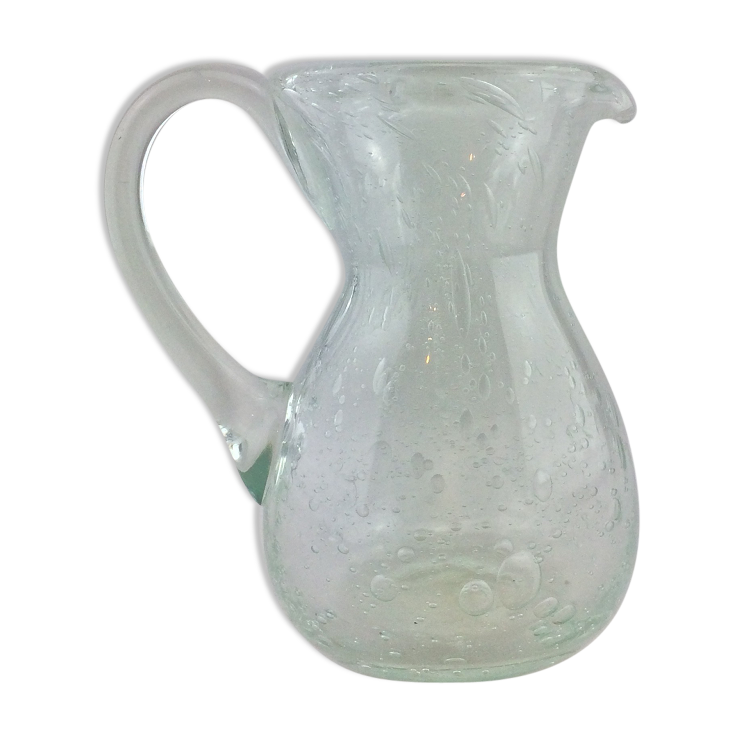 Pichet verre bullé de Biot