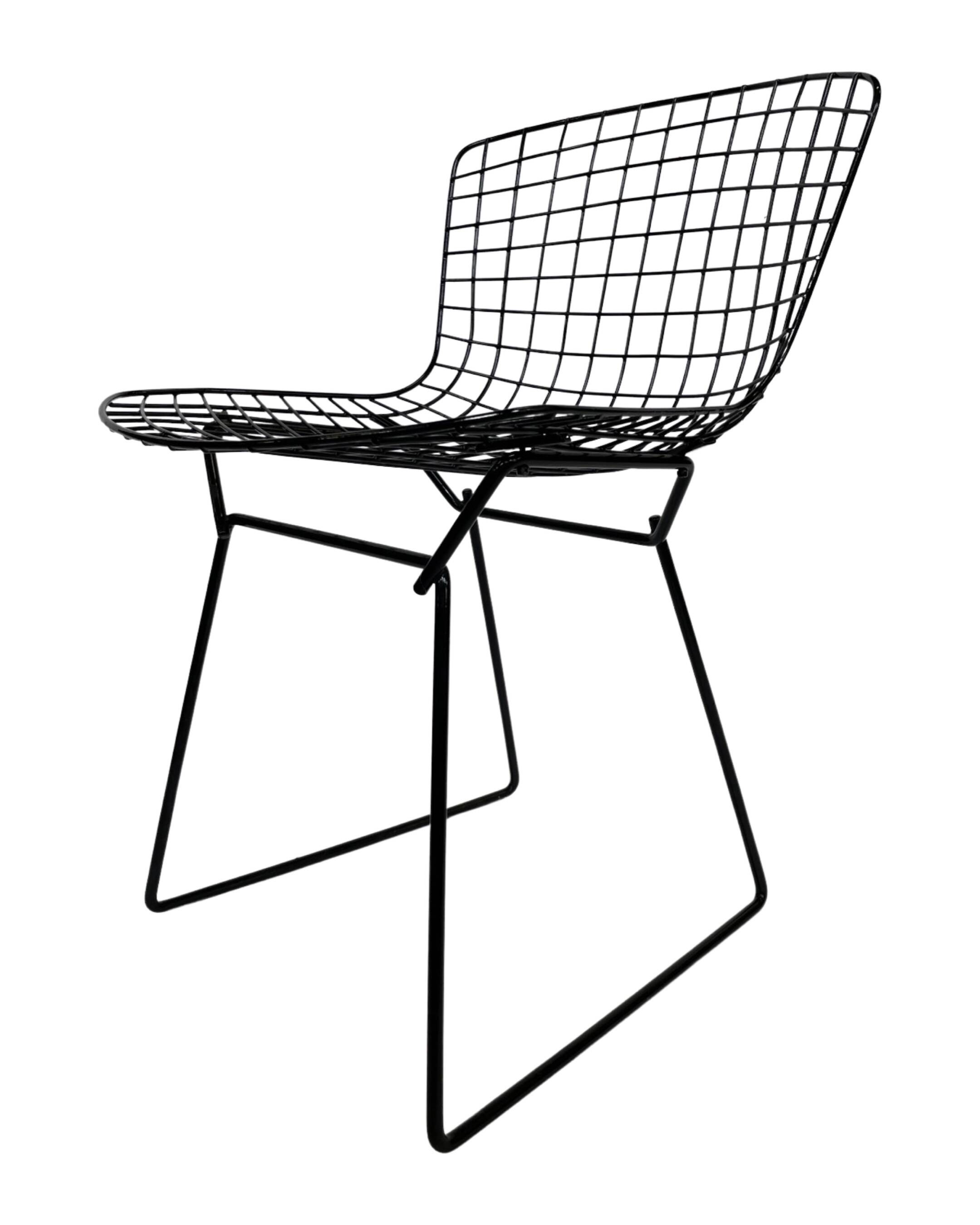 Harry Bertoia Chair 420 "wire" Knoll International in black