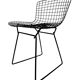 Harry Bertoia Chair 420 "wire" Knoll International in black