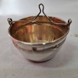Tea strainer, solid silver, neck brace