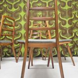 Set of 4 Scandinavian chairs 1970