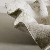 Oversized Mid Century Concrete Handkerchief Planter by Willy Guhl, 1950s